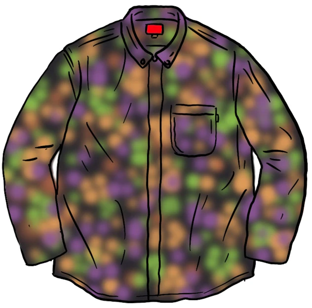 supreme-digi-floral-corduroy-shirt-gold