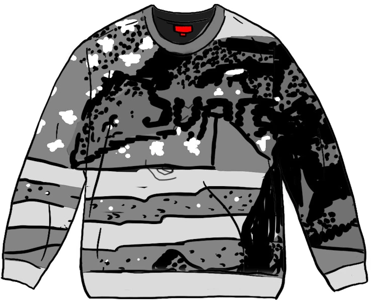 supreme-digital-flag-sweater-black