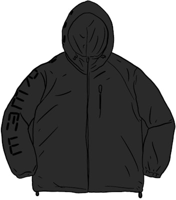 Chaqueta Negra Supreme Digital Logo Track. Buy Chaqueta Negra Supreme Digital Logo Track.