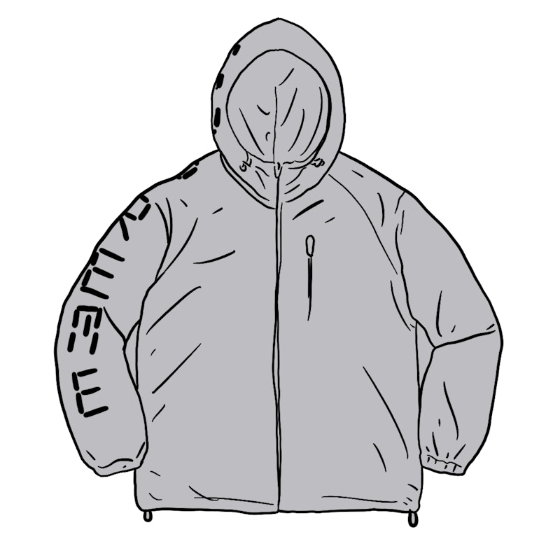 Supremeデジタルロゴトラックジャケット (シルバー) を購入 - Novelship