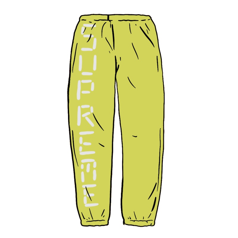 Supreme Digital Logo Track Pant Bright Green