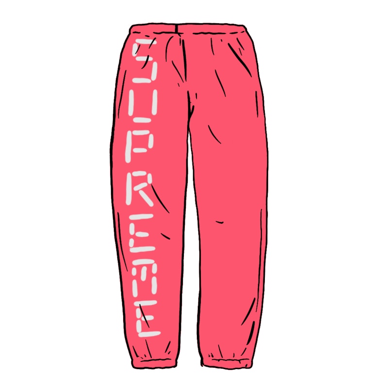 Supreme Digital Logo Track Pant Fuchsia