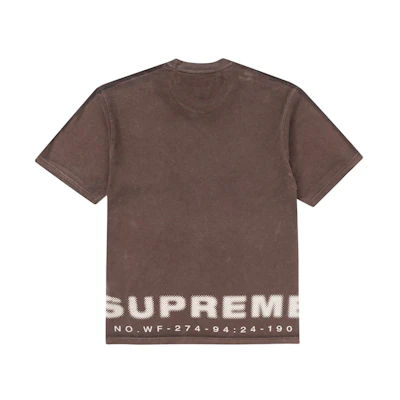 Supreme Discharge S/S Top Brown