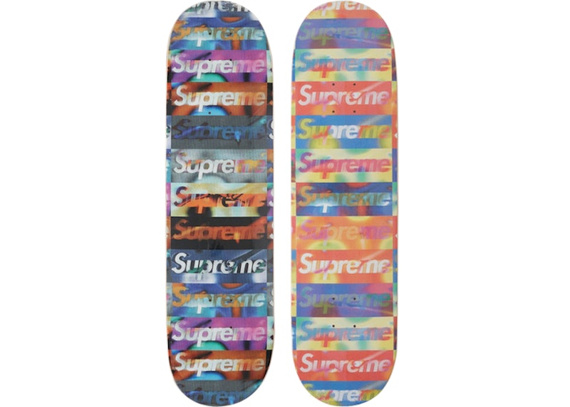 Buy Papan Skate Supreme Distorted Logo Hitam/Kuning Set