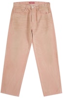 Supreme Distressed Loose Fit Selvedge Jean (FW25) Washed Pink Supreme Distressed Loose Fit Selvedge Jean (FW25) Washed Pink