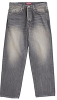 Supreme Distressed Loose Fit Selvedge Jean (SS25) Washed Grey Supreme Distressed Loose Fit Selvedge Jean (SS25) Washed Grey