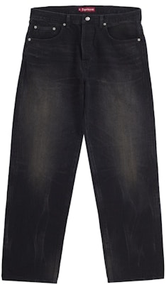 Supreme 仿舊寬鬆經典赤耳牛仔褲 (SS25) 水洗黑 Buy Supreme 仿舊寬鬆經典赤耳牛仔褲 (SS25) 水洗黑