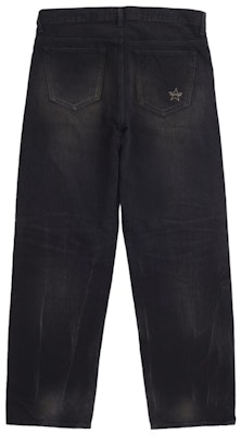 Supreme 仿舊寬鬆經典赤耳牛仔褲 (SS25) 水洗黑 Order Supreme 仿舊寬鬆經典赤耳牛仔褲 (SS25) 水洗黑