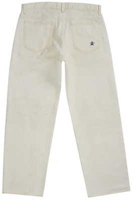 Supreme Jeans Loose Fit Selvedge Desgastados (SS26) Blanco Lavado Order Supreme Jeans Loose Fit Selvedge Desgastados (SS26) Blanco Lavado