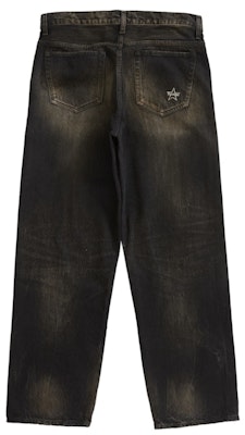 Supreme Distressed Loose Fit Selvedge Jean Washed Black Order Supreme Distressed Loose Fit Selvedge Jean Washed Black