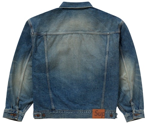 シュプリーム ディストレッスド セルビッジ トラッカージャケット ウォッシュドインディゴ Order シュプリーム ディストレッスド セルビッジ トラッカージャケット ウォッシュドインディゴ