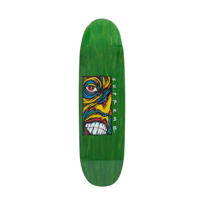 Supreme Disturbed Skateboard Deck Lime