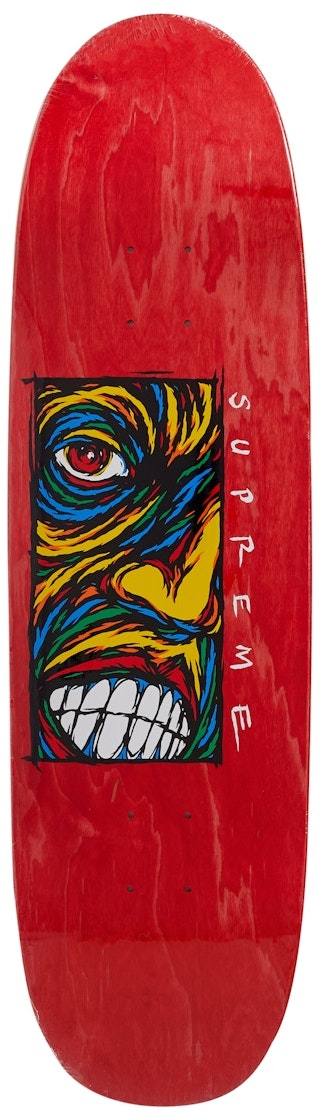 supreme-disturbed-skateboard-deck-red