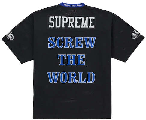 Jersey de Fútbol Negro Supreme DJ Screw Order Jersey de Fútbol Negro Supreme DJ Screw