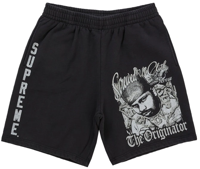 supreme-dj-screw-sweatshort-black