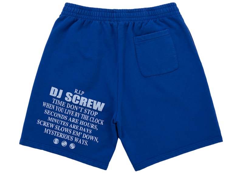 Order Supreme DJ Screw 藍色運動短褲