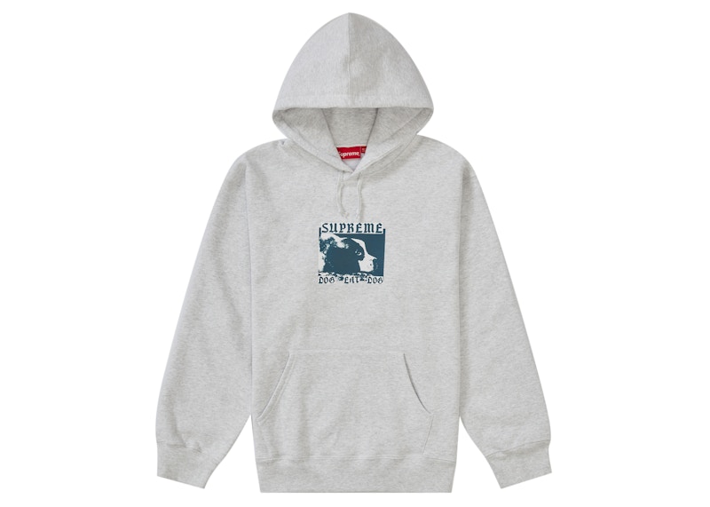Buy Supreme 犬も喰う 犬フーディー (アッシュグレー)
