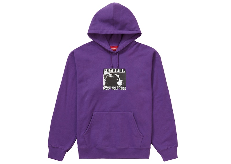 Buy Sudadera con Capucha Supreme Dog Eat Dog 'Púrpura'