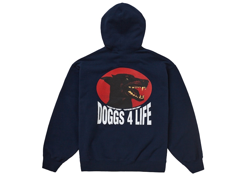 Supreme Doggs Hooded Sweatshirt Navy