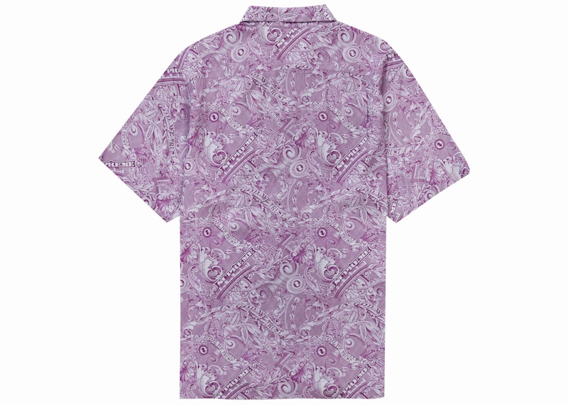 Supreme Dollar S/S Shirt Purple 圖 2