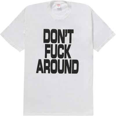 Supreme Jangan Main-main Tee Putih Buy Supreme Jangan Main-main Tee Putih