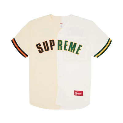 Supreme Don't Hate Baseball Jersey Natural
