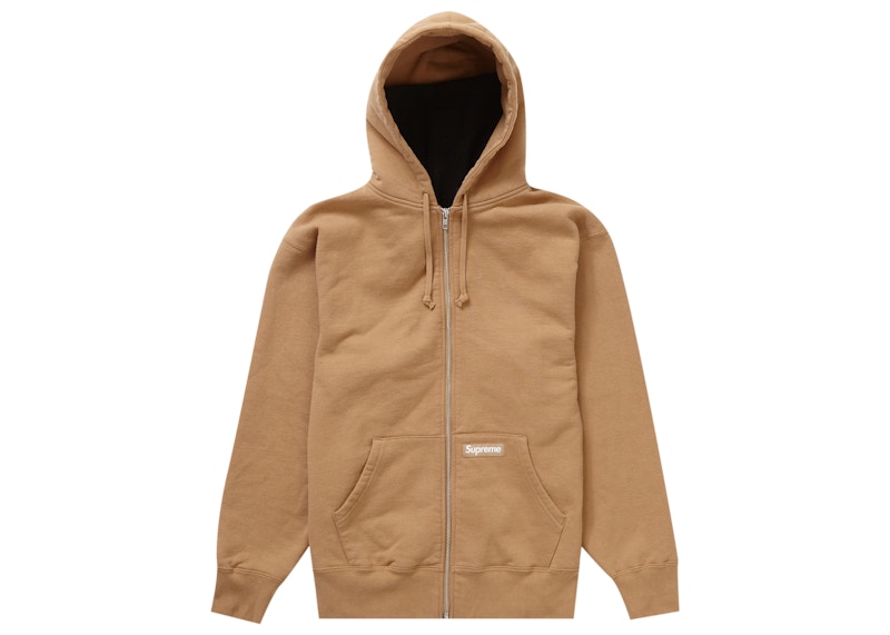 Beli Supreme Double Hood Facemask Zip Up Hooded Sweatshirt Light