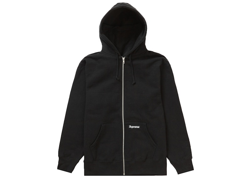 Supreme Double Hood Facemask Zip Up Hooded Sweatshirt Black 圖 2