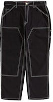 Supreme Double Knee Canvas Painter Pant Black Supreme Double Knee Canvas Painter Pant Black
