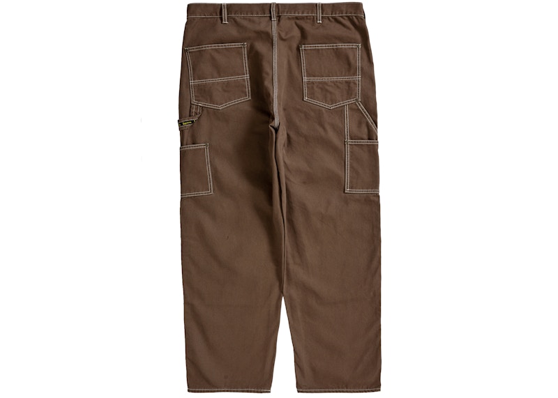 Order Pantalón Supreme Double Knee Canvas Painter Marrón