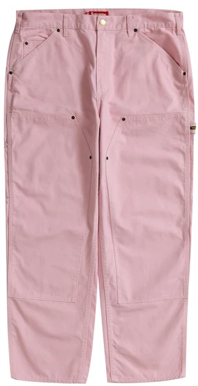 supreme-double-knee-canvas-painter-pant-pale-pink