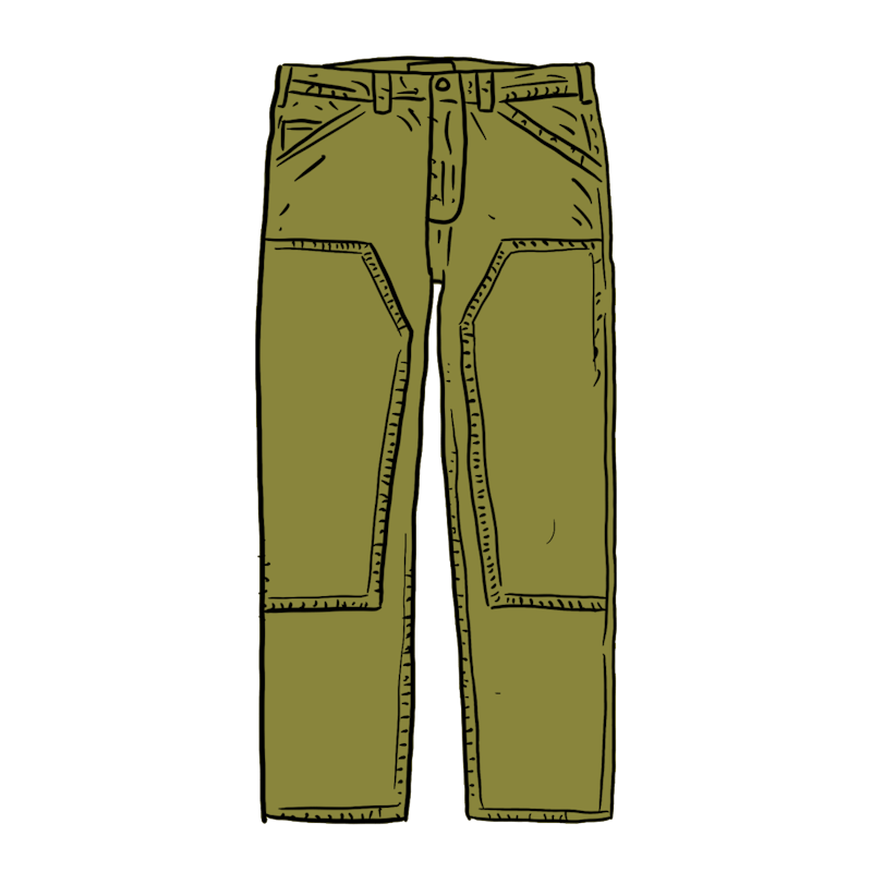 Buy Supreme Double Knee Corduroy Painter Pant Green - Novelship 