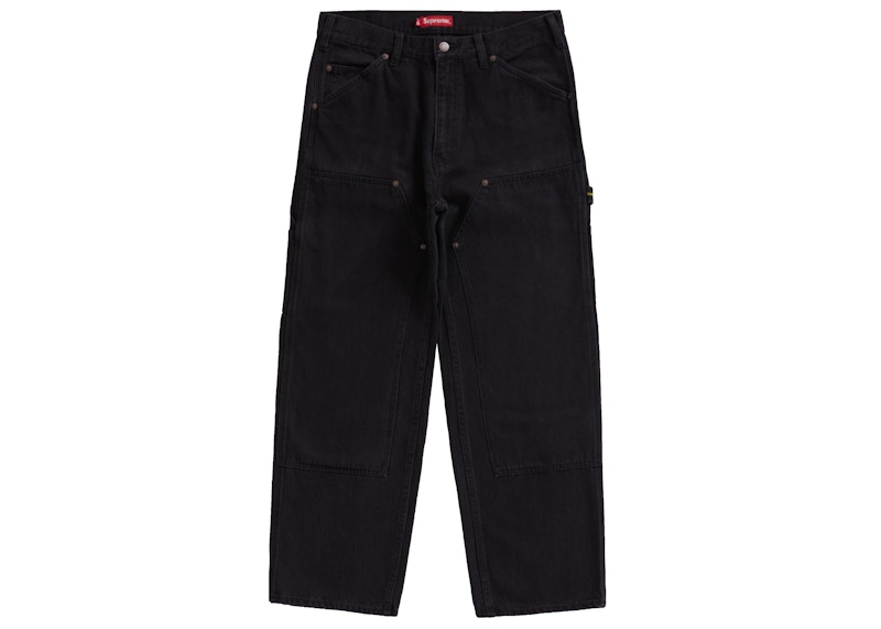 Buy Supreme Double Knee Denim Painter Pant Black - Novelship