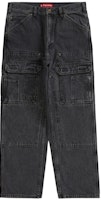 Supreme Double Knee Denim Utility Pant 'Black' Supreme Double Knee Denim Utility Pant 'Black'