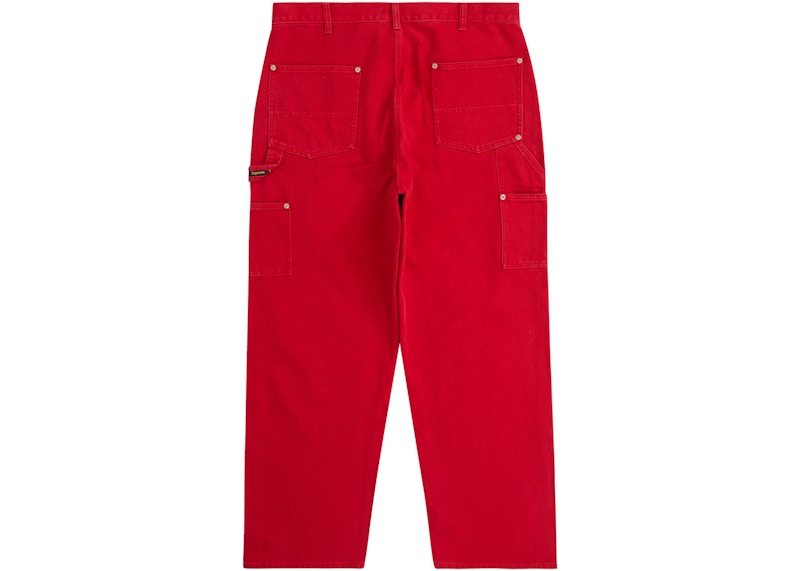 Order Pantalón Supreme Double Knee Painter (SS23) Rojo.