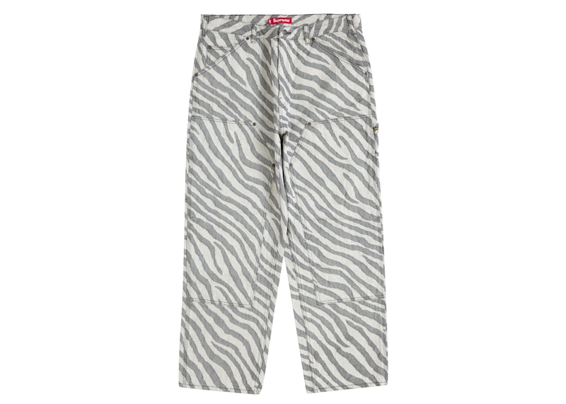 Supreme Double Knee Painter Pant (SS24) Zebra