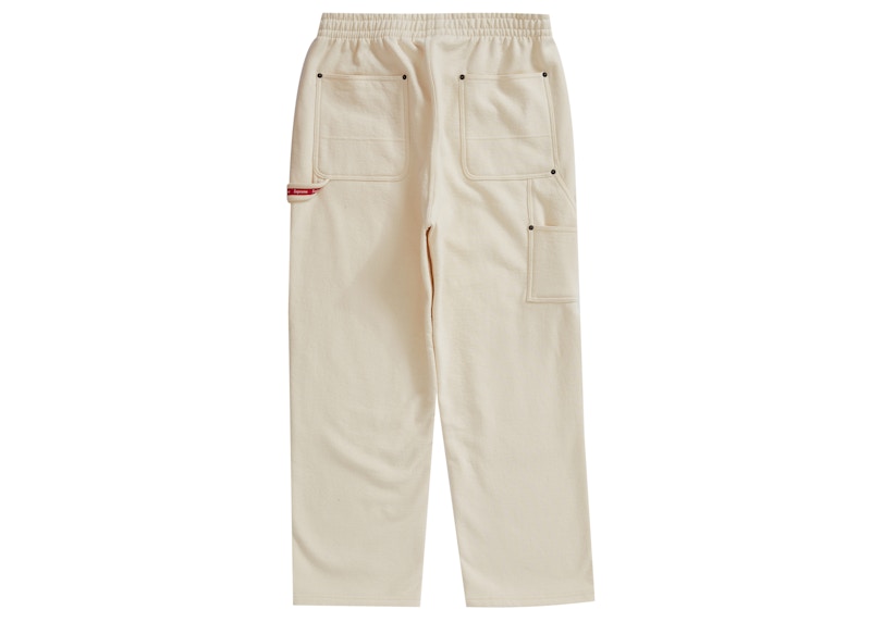 Supreme Double Knee Painter Sweatpant Natural 圖 2