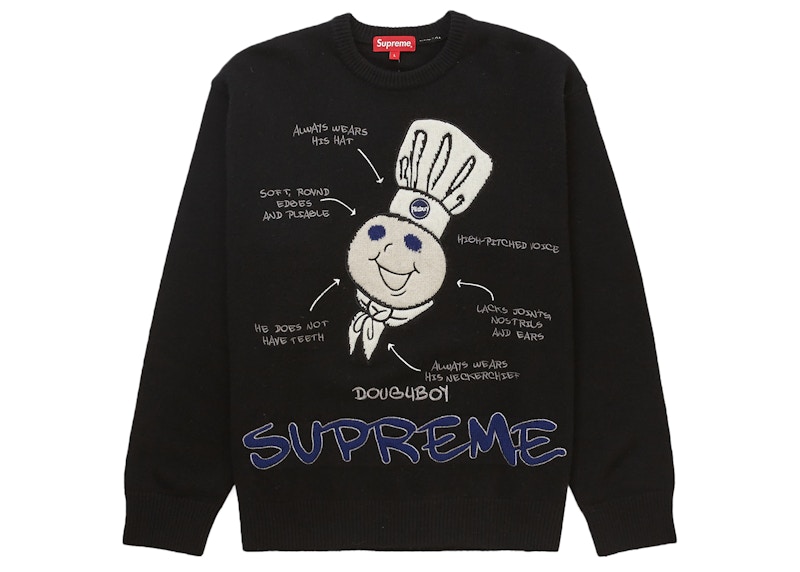 Supreme Doughboy Sweater Black