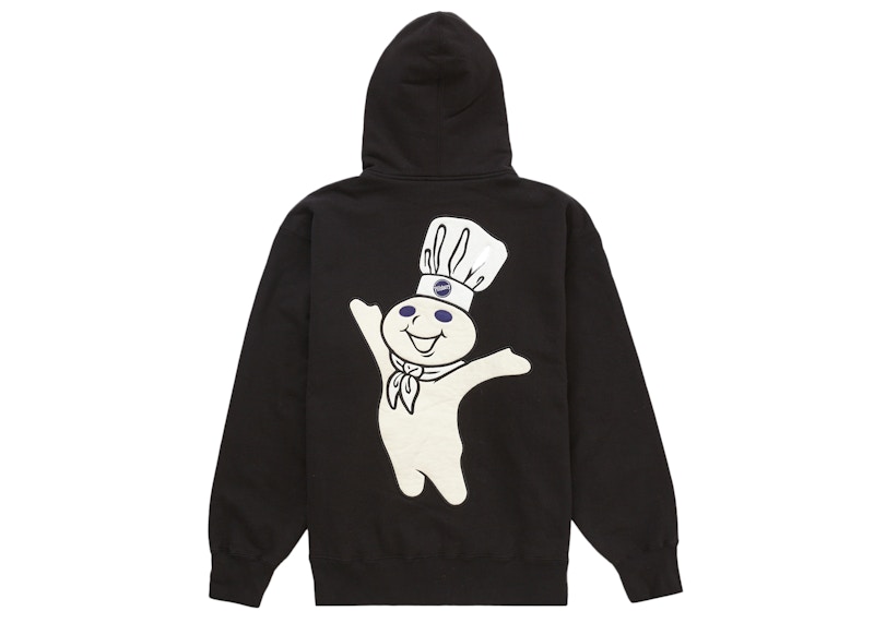 Order Supreme Doughboy Zip Up Hooded Sweatshirt Black