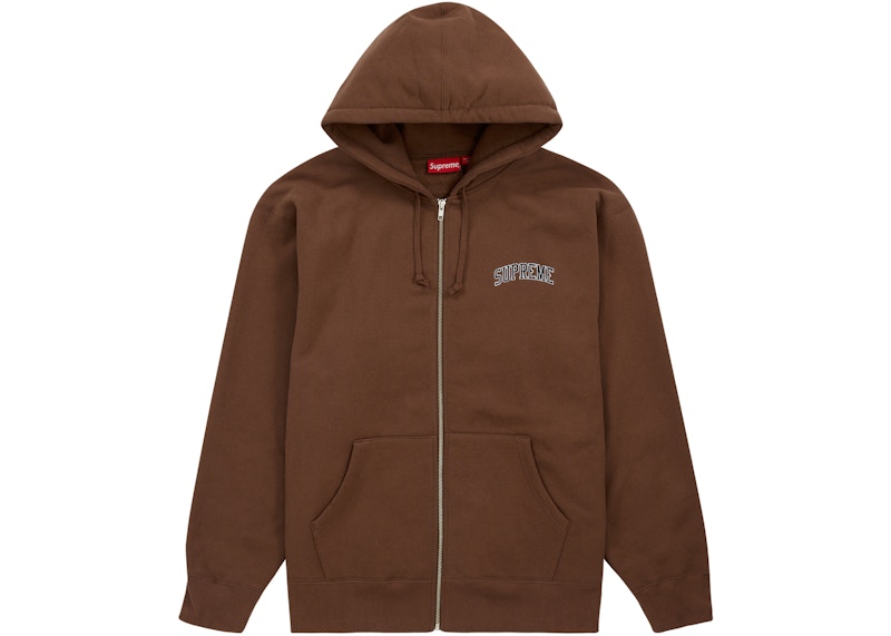 Buy Supreme Box Logo Hooded Sweatshirt (FW21) Dark Brown - Novelship