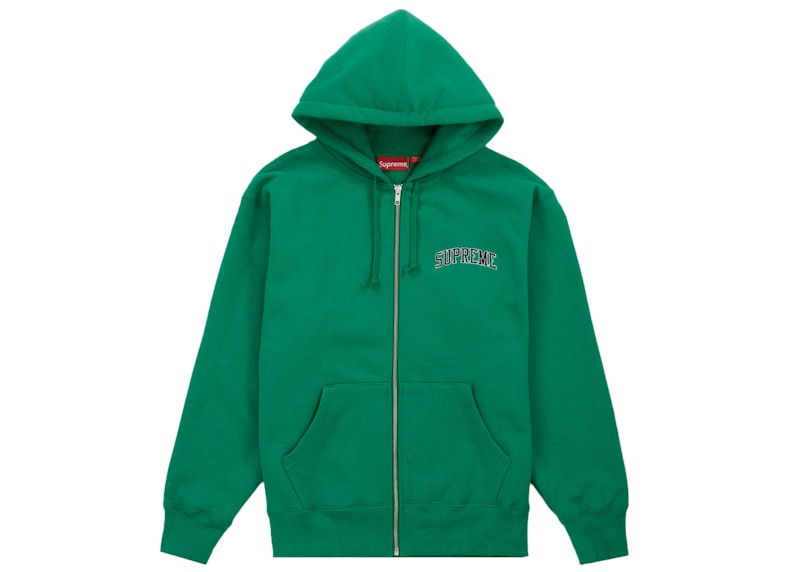 Supreme Doughboy Zip Up Hooded Sweatshirt Green