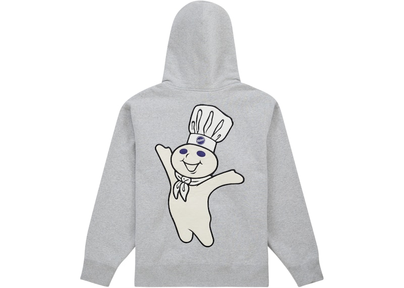 Supreme Doughboy Zip Up Hooded Sweatshirt Heather Grey 圖 2