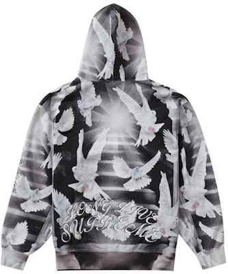 Supreme Doves Hooded Sweatshirt (SS22) Black Order Supreme Doves Hooded Sweatshirt (SS22) Black