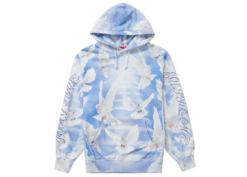 Buy シュプリーム ダブ フーディ (SS22) ブルー
