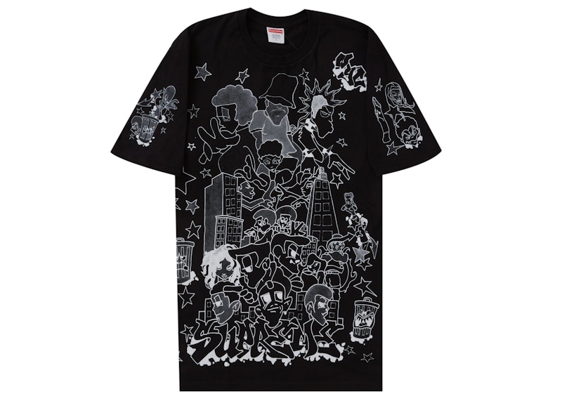 Buy Supreme Downtown Camiseta Negra