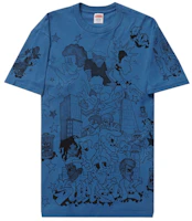 Supreme Downtown Tee Faded Blue Supreme Downtown Tee Faded Blue