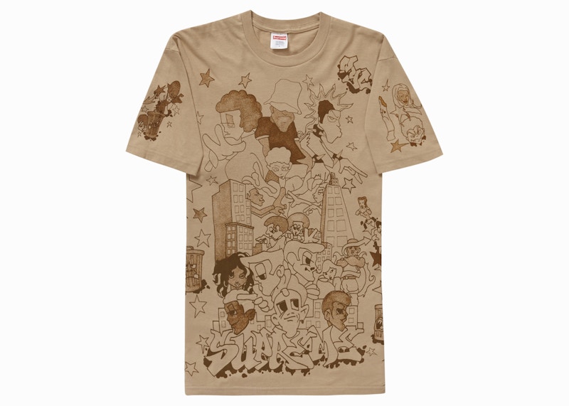 Buy Camiseta Supreme Downtown Khaki