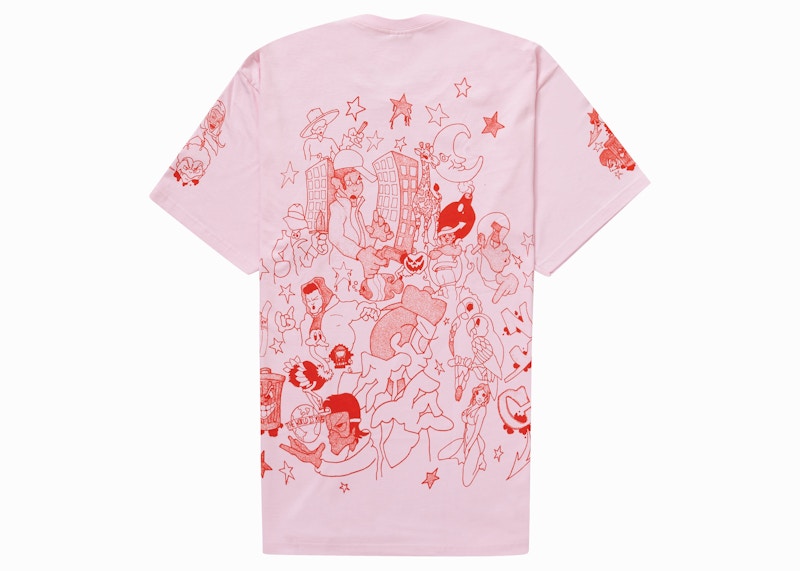 Supreme Downtown Tee Light Pink 圖 2