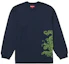 Buy Supreme Dragon Embroidered L/S Top Navy