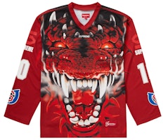Supreme Dragon Hockey Jersey Red Supreme Dragon Hockey Jersey Red